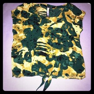 Kensie top with tie detail